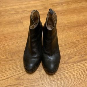 Lands End Black Booties